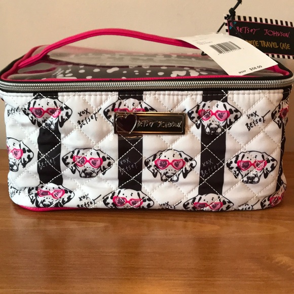 BETSEY JOHNSON 3 PIECE TRAVEL CASE RETAIL 58 NWT - Picture 5 of 7